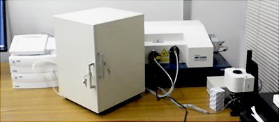 Laser Raman Spectrophotometer: JASCO