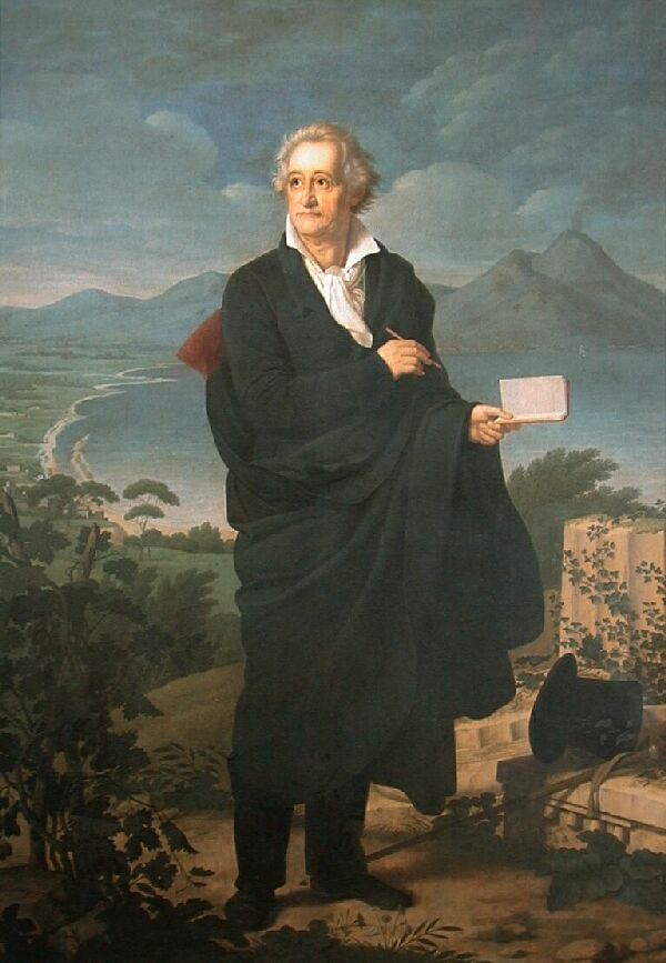 H. Chr. Kolbe: Goethe als Dichter und Künstler vor dem Vesuv